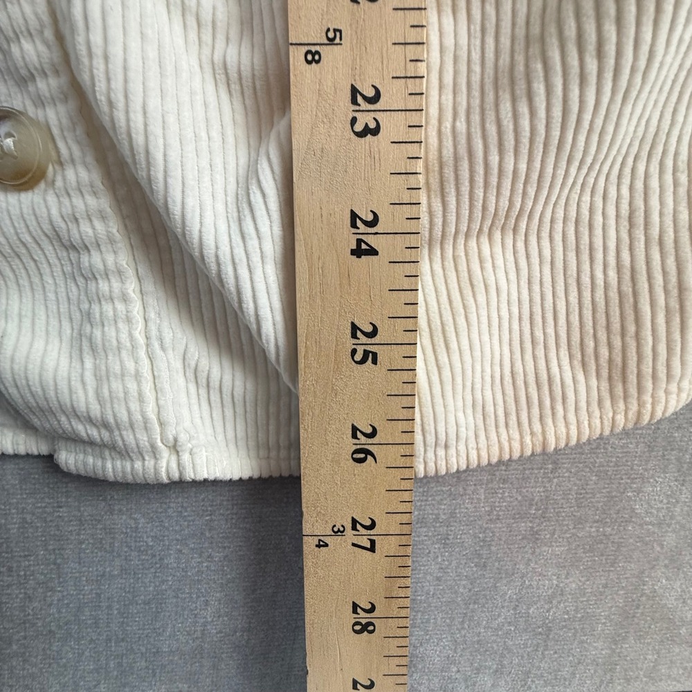Madewell Ivory Corduroy Button-Down Shirt - Picture 7 of 7